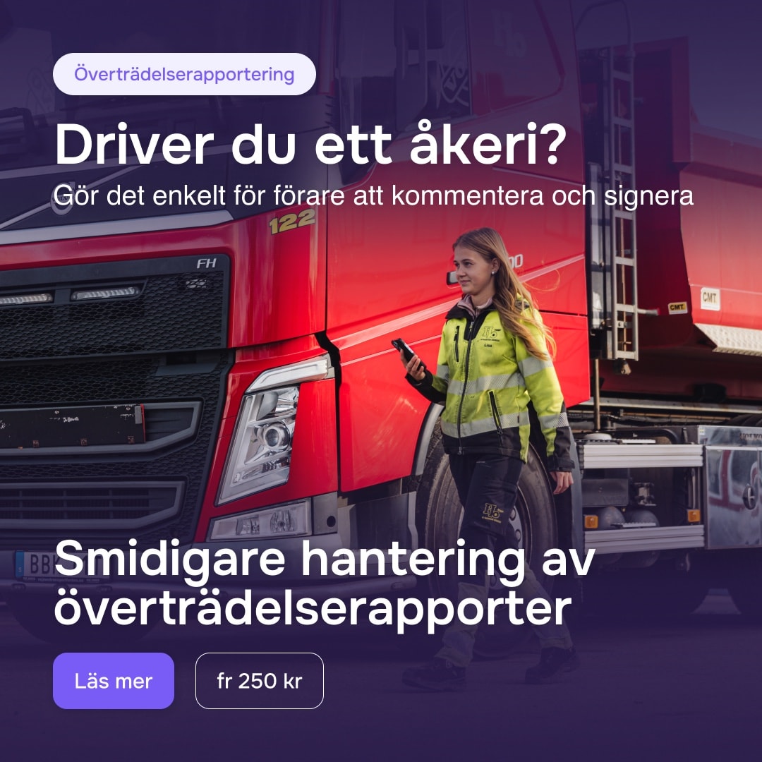 Annons för Colix Systems: Smidigare hantering av överträdelserapporter