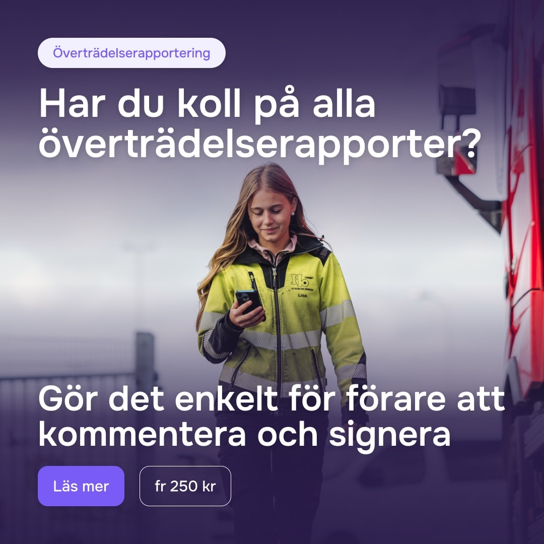 Annons i flödet: Överträdelserapportering, 2