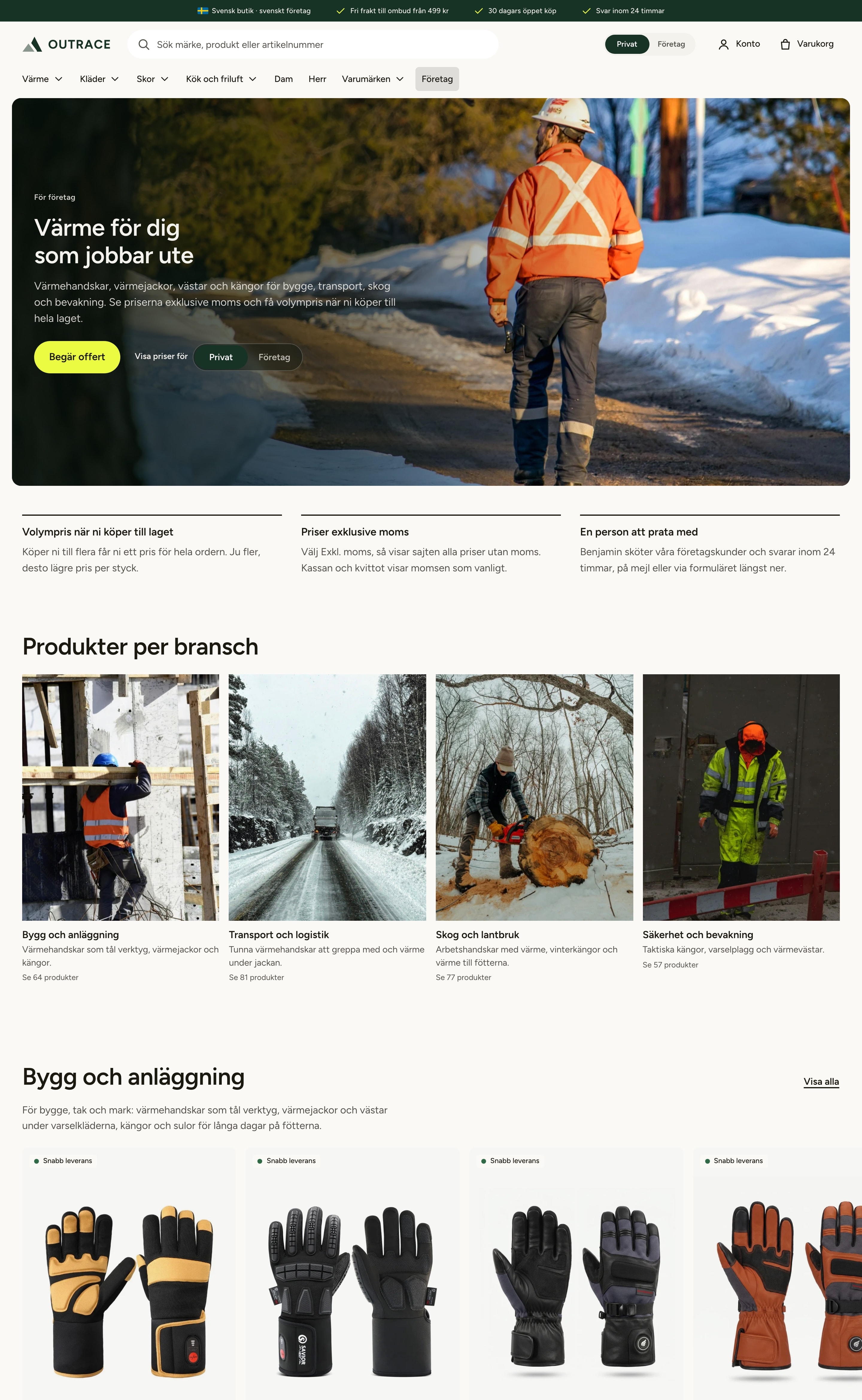 Företag på outrace.se