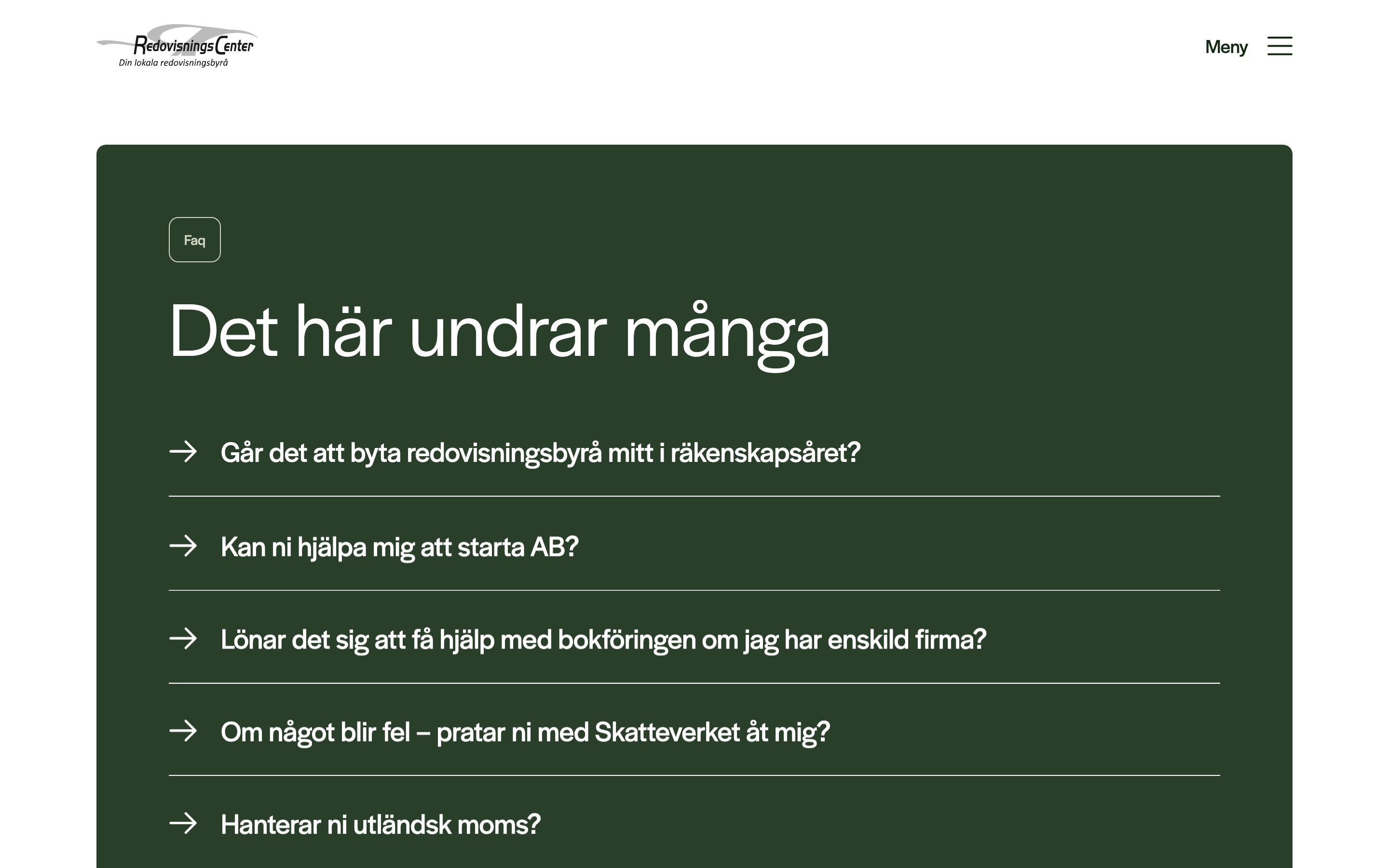 Vanliga frågor på rckalmar.se