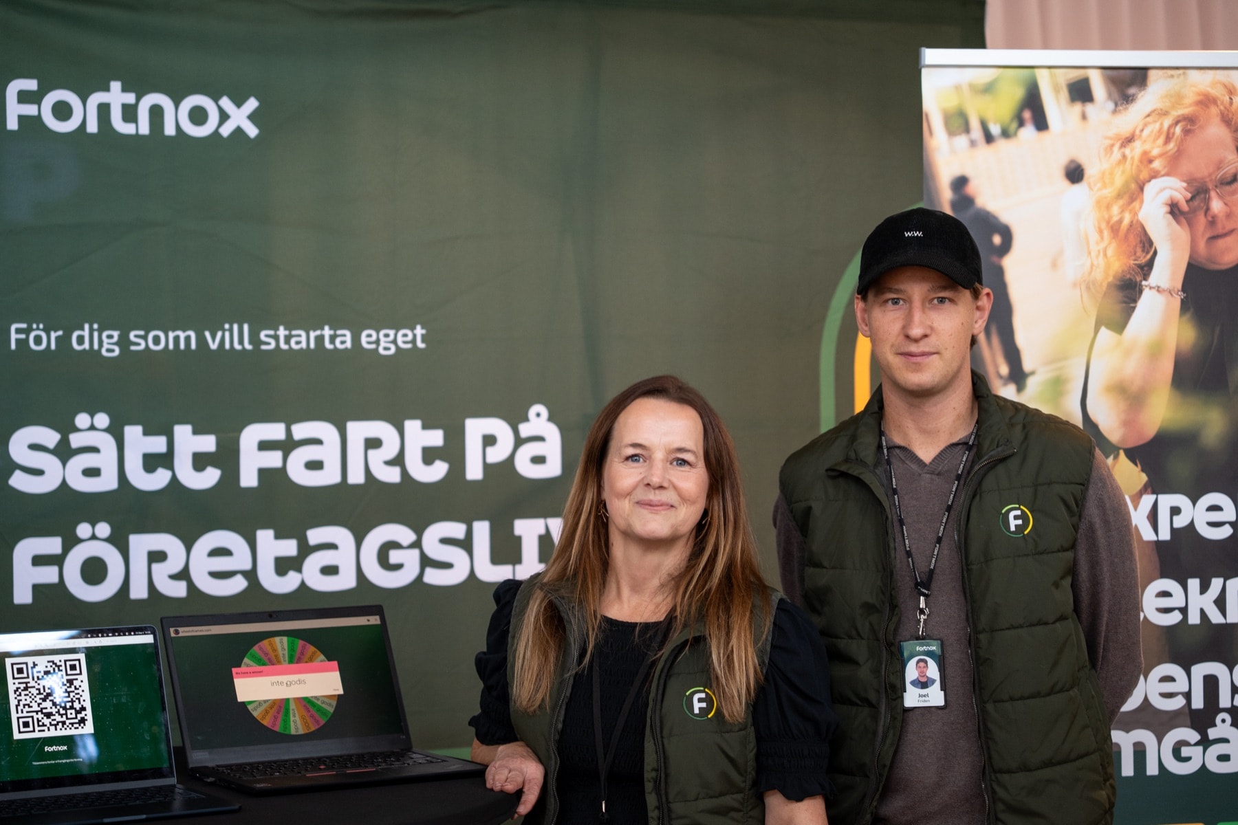 Fortnox monter med besökare